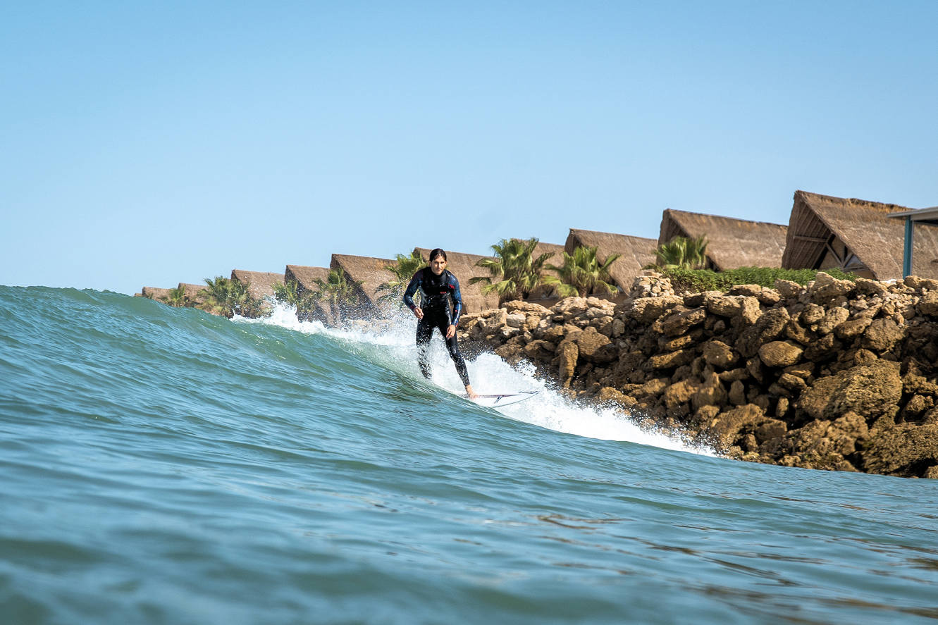 Surfing In Dakhla, Morocco